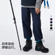森林棠【萬(wàn)能軟殼褲】雙層加絨防風(fēng)防潑水兒童運(yùn)動(dòng)褲 禾木鷹背 140cm