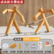 卡之物語竹節(jié)人對(duì)戰(zhàn)桌+竹節(jié)人玩具兒童六年級(jí)材料包雙人手工男孩生日禮物 【成品款+對(duì)戰(zhàn)擂臺(tái)】雙人對(duì)戰(zhàn)-2支裝 標(biāo)配