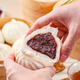 東園東園正宗揚州包子鮮肉包三丁冷凍即食千層油糕燒麥早餐半成品紙皮 豆沙包4袋共24個(gè)（80克/個(gè)）