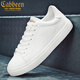 卡賓（CABBEEN）男鞋小白鞋男新品低幫運動(dòng)鞋子男百搭透氣板鞋男士潮流休閑鞋男 320120551002-E白色 42