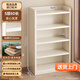 蔓斯菲爾實(shí)木書(shū)架落地置物架客廳簡(jiǎn)易收納儲物柜子兒童窄縫轉角柜家用書(shū)柜 【全實(shí)木15MM板材】五層60x24