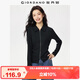 佐丹奴長袖針織Polo衫女坑條翻領(lǐng)修身拉鏈針織上衣女13315654