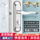 初工衛(wèi)生間門鎖洗手間廁所浴室鎖通用型鎖具室內(nèi)門把手 無鑰匙110單舌