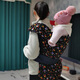 優(yōu)恩蓓春秋寶寶背巾老式背帶嬰幼兒背布傳統(tǒng)背扇云貴川渝小孩背袋薄款 燈芯絨 小鴨子 黑色圖案