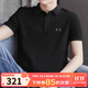 安德瑪（Under Armour）短袖Polo衫 夏季透氣舒適翻領(lǐng)半袖休閑運動(dòng)T恤男 黑色03 L
