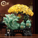 禮之源招財玉白菜發(fā)財樹(shù)擺件工藝品 喬遷開(kāi)業(yè)禮品客廳酒柜店鋪裝飾品