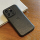 萊跡適用于iphone15promax復古簡(jiǎn)約商務(wù)手機殼蘋(píng)果14手機殼全包防摔 K1黑色帶標 iPhone 15