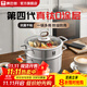 康巴赫真鈦0涂層不粘蒸鍋第四代家用多功能蒸籠抗菌電磁爐燃氣灶通用 真鈦0涂層仿生不粘蒸鍋 2層 24cm