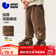 迷你巴拉（minibala）【蹦蹦褲】男女童褲子2025冬保暖雙面絨兒童長(cháng)褲