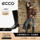 愛(ài)步（ECCO）靴子女 2025新款時(shí)尚百搭長(cháng)筒粗跟輕奢低跟女靴 都市222073 黑色22207351052 37