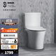 科勒（KOHLER）維亞坐便器五級旋風(fēng)分體坐便器兩檔沖水配緩降蓋板 305mm超薄蓋板