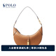 Polo Ralph Lauren 拉夫勞倫 Polo ID 女配 經(jīng)典款皮革迷你單肩包 270-棕色 ONE