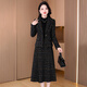 可蓓兒氣質(zhì)端莊小香風(fēng)連衣裙兩件套女春秋新款十三行洋氣套裝裙子 3XL