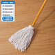 姚河棉線(xiàn)拖把排拖老式墩布拖布大號加寬頭棉拖把酒店學(xué)校商超物業(yè)拖布 白線(xiàn)加大圓頭