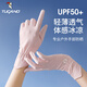 啄木鳥(niǎo)（TUCANO）防曬手套女夏季薄款開(kāi)車防紫外線騎行防滑遮陽(yáng)露指可觸屏冰絲手套 粉色