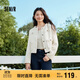 森馬外套女短款墊肩流蘇優(yōu)雅春秋小香風(fēng)修身粗花呢109524108010
