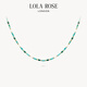 LOLA ROSE羅拉玫瑰串珠系列項鏈彩色寶石生日禮物節日禮物送女友 LR50918-綠松石