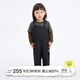 jnby by JNBY江南布衣嬰童純棉牛仔褲加長(zhǎng)背帶褲休閑秋男女童嬰兒YO8E10350 991/牛仔藏青 80cm
