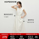 紅袖簡單大方連衣裙2025夏季新款女裝收腰顯瘦休閑V字圓領(lǐng)通勤無袖裙 香草黃3207 M