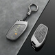Ewitgo新款榮威rx5鑰匙套i5/i6榮威D7名爵MG5車MG6殼rx3扣MG4包zs科萊威 A款-煙灰【諸事皆順】圓環(huán)扣款