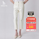 哈吉斯（HAZZYS）女裝 春秋款女士時(shí)尚簡(jiǎn)約休閑牛仔長(zhǎng)褲女ATDSP0BAP04 白色WT 44 (165/76A)
