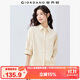 佐丹奴知識分子風(fēng)襯衫女純棉府綢破骨連肩中袖襯衣女05345463