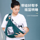 愛(ài)源美（aiyuanmei）西爾斯嬰兒背巾新生兒前抱式多功能初生寶寶背帶外出簡(jiǎn)易橫抱輕便 琉璃綠 四季款