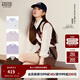 Teenie Weenie【趙露思同款】小熊女裝襯衫2025秋新款簡(jiǎn)約氣質(zhì)襯衣 紫色 S