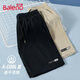 班尼路（Baleno）短褲男夏季青少年小眾潮牌五分褲男士運動(dòng)冰絲速干透氣空調褲子