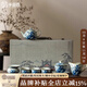 半苑香汝窯仿古青花瓷功夫茶具套裝2025新款家用茶杯茶壺蓋碗可養開(kāi)片 汝窯10頭套裝-喜上眉梢 10件
