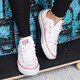 匡威（Converse）經(jīng)典帆布鞋男 AllSTAR 透氣休閑鞋子 白色運(yùn)動(dòng)板鞋女 101000 38