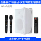 AITES舞蹈教室專用藍(lán)牙壁掛音箱舞蹈室會(huì)議室?guī)г捦仓氐鸵粲性蠢葤毂谑揭繇憻o線麥克風(fēng)培訓(xùn)室教學(xué)K歌 白色主音響+雙話筒
