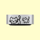 SkinAT SKinAT適用于Mac mini貼紙 蘋(píng)果AI電腦2024Mac mini迷你M4主機保護膜 卡通創(chuàng  )意貓貓狗狗局部貼 悠然貓趣 Mac Mini M4