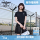 BOY LONDON夏女士短袖經(jīng)典logo簡(jiǎn)約純色修身顯瘦T恤W01001 黑色 M