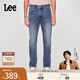 Lee【張凌赫代言】726舒適直筒丹寧復古水洗藍色男牛仔褲休閑潮流 中深藍 32 (140-150斤可選)