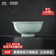 景德鎮（jdz）官方陶瓷影青瓷餐具無(wú)鉛純色碗盤(pán)組合搬家喬遷禮物家用搬家禮物 流影6英寸面碗（兩只裝）