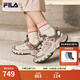 斐樂（FILA）官方女鞋老爹鞋運動鞋2025秋季新款鞋子厚底蘑菇休閑鞋 浮煤灰/白瑪瑙灰-CC 38
