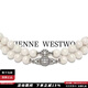 薇薇安·威斯特伍德（Vivienne Westwood）[代購現(xiàn)貨]西太后土星雙層珍珠磁扣項鏈輕奢項鏈送女友老婆媽媽七夕禮物 銀色雙排