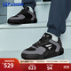 FILA FUSION斐樂男鞋運(yùn)動(dòng)鞋滑板生活鞋2024冬季新款小白鞋休閑躍板鞋 黑舞鞋/城堡灰-TC 42