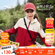 安踏兒童女童運動上衣2025秋舒適四防連帽運動薄外套A62537603