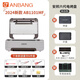 DNW ANBANG韓國安邦anbang烤盤(pán)無(wú)油煙烤肉鍋家用吸油無(wú)煙不粘鍋多功能電烤盤(pán) ANBANG六代無(wú)煙電烤盤(pán)-米白【含蓋款】 2層