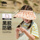 蕉下兒童防曬帽遮陽(yáng)帽太陽(yáng)帽子男女童空頂帽BM500貝殼帽狐貍樂(lè )園