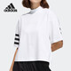 阿迪達斯（adidas）夏季neo女子短款寬松休閑運動(dòng)短袖T恤GP5469 A/XL碼