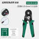 綠林（GREENER）接線端子壓線鉗線鼻子壓接鉗電工專用管型壓線神器壓線端子鉗 HSC8 6-6A (0.25-6mm2)六邊形