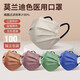 鋒立 莫蘭迪色醫(yī)用口罩獨(dú)立包裝100只三層防護(hù)網(wǎng)紅男女個(gè)性潮流一次性彩色口罩防塵防曬透氣隔離病菌 五色混裝【100片獨(dú)立包裝】