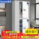 盛浪保密柜文件柜分雙節帶抽密碼柜高185*寬90*深42cm（加厚款）