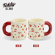 TEDDY ISLAND泰迪熊聯(lián)名馬克陶瓷杯可愛(ài)創(chuàng  )意情侶水杯生日禮物女生伴手禮咖啡杯