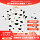俏貝熊【孕媽有禮】新生嬰兒寶寶哈衣連體衣春秋嬰兒衣服寶寶爬服夏季薄 奶牛三件套 四季款 66cm