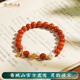 青城山 瓦西南紅手串女柿子紅瑪瑙手鏈綠松石本命年轉(zhuǎn)運(yùn)珠生日七夕禮物 8mm柿子紅南紅手串+已過(guò)香