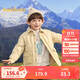 巴拉巴拉男童羽絨服冬裝襯衫式工裝外套拼接201424107118
